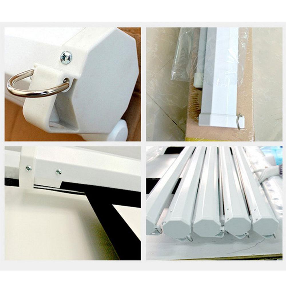 100" Motorized Projector Screen with Remote Control - Electric Drop Down Screen 4:3/16:9 Format, 1.3 Gain Matte White Surface for Home Theater & Office Projector