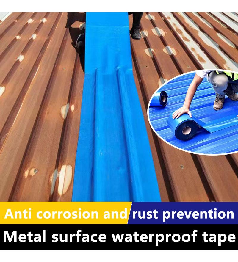 10m Long 10cm Wide Waterproof Roofing Tape, Durable and Flexible Adhesive for Leak Repairs, Waterproof Caulk Tape, Ideal for Home and Outdoor Use, Strong Adhesive