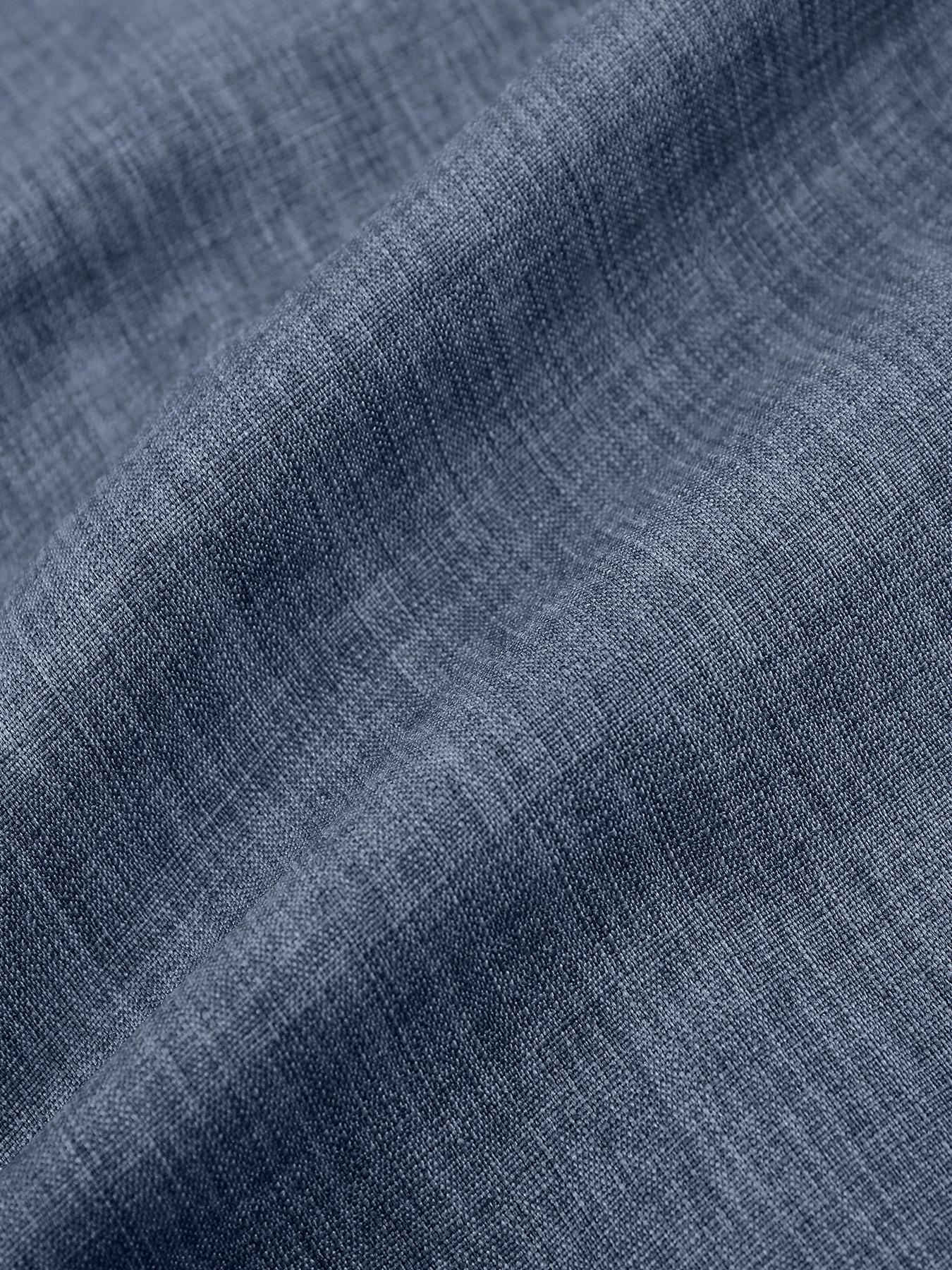 Men's Solid Button Shirt & Drawstring Waist Pants Loungewear, Loose Casual Comfy Short Sleeve Collared Top & Trousers Pj Set, Men's Sleepwear for Summer