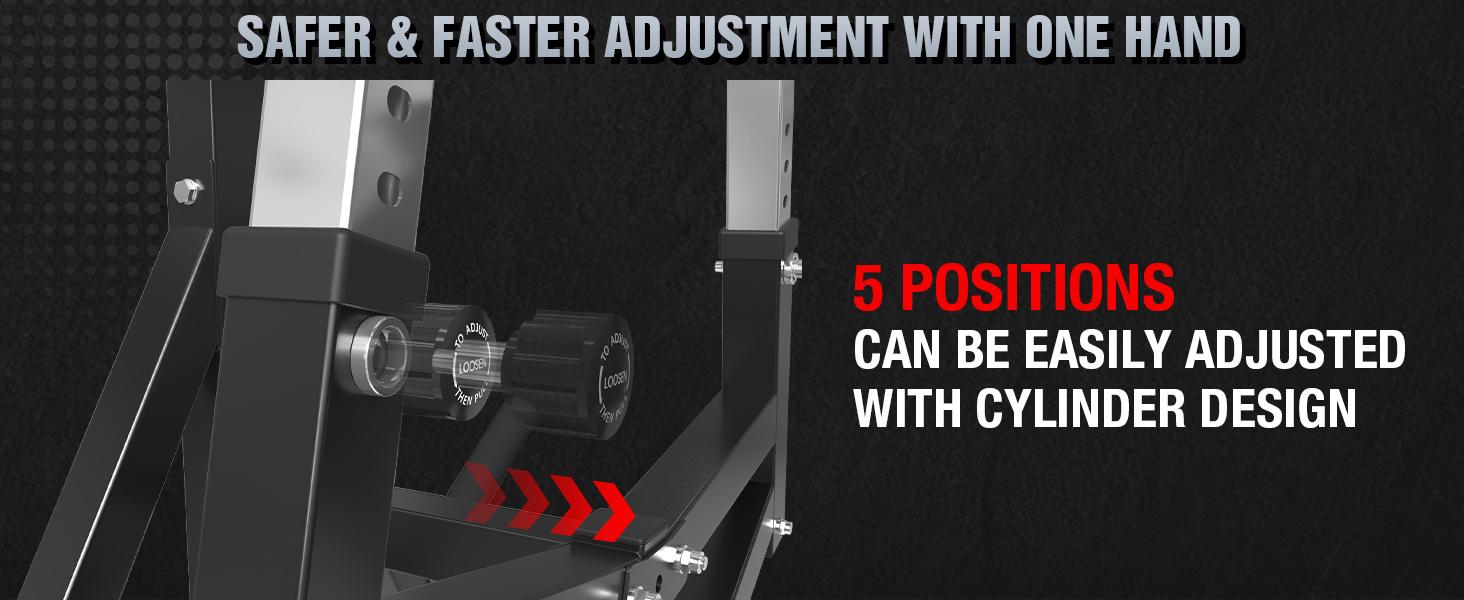 Chest Press Machine: 1250 lbs Bench Press with Independent Converging Arms, 7+5 Adjustable Incline for Upper Chest, Home Gym Equipment, Black Barbell Bar