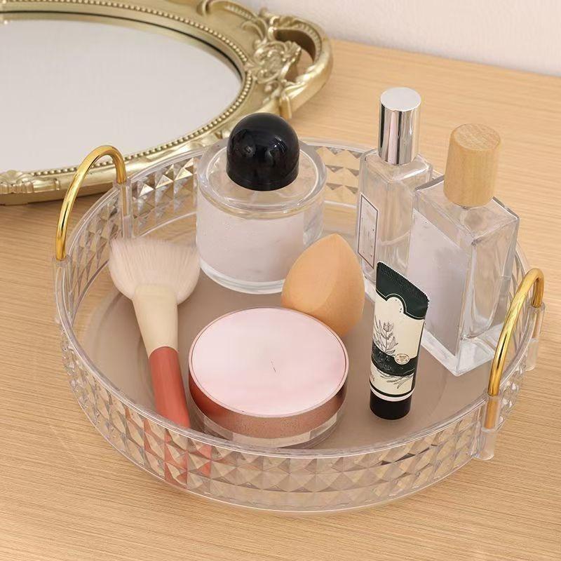 Multifunctional Rotating Storage Rack, Cosmetic Organizer Box, Makeup Box Organizer, Desktop Display Shelf, Bathroom Kitchen Storage Holder, 1 Piece