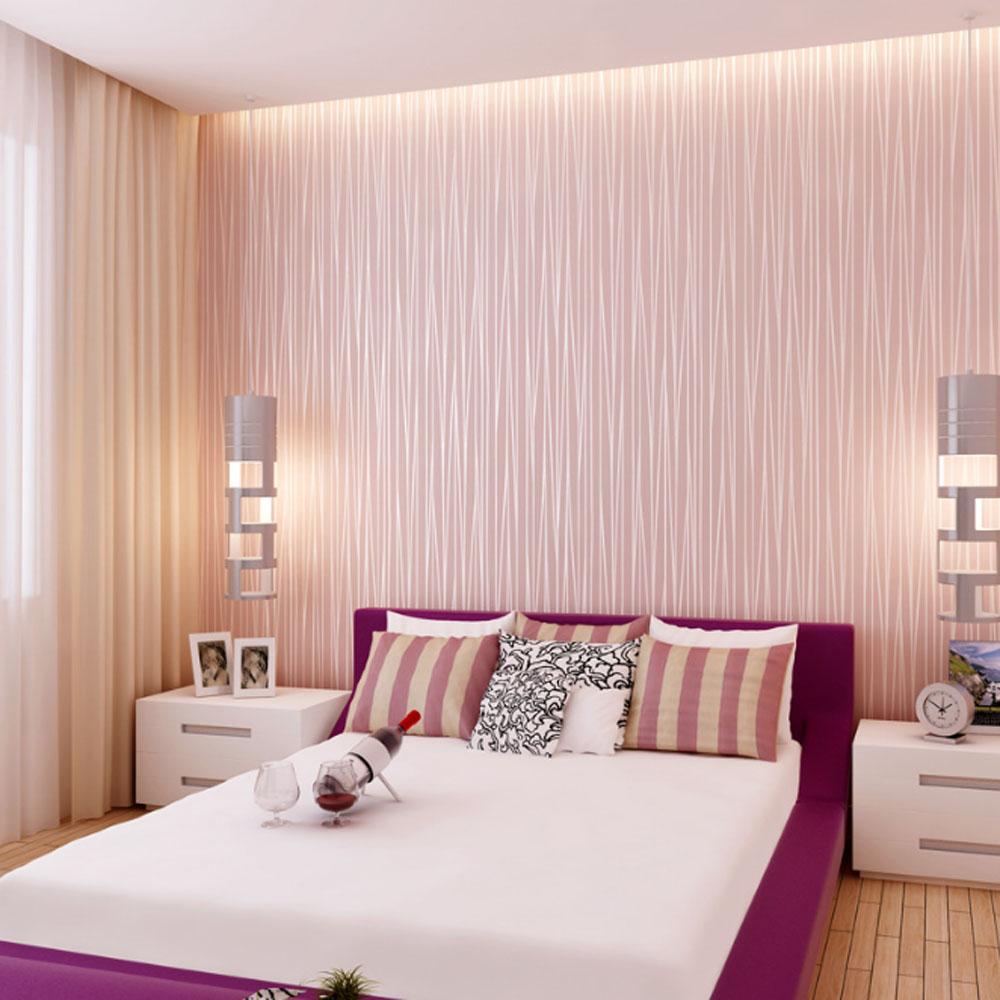 Modern Simple Style Wallpaper, 4 Counts/set Self Adhesive Wallpaper, Wall Decor for Home Living Room Bedroom Hotel Restaurant