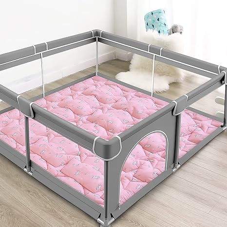 SpringSpirit Thicker Padded Baby Play Mat Playpen Mat - Large Soft Non-slip Kids Christmas Gifts Floor Crawling Tummy Time Foldable Portable Lightweight Indoor Outdoor Activity Mat, Pink Unicorn, Outdoorfun #TiktokShopSpringGlowUp SpringSpirit Thicker Padded Baby Play Mat Playpen Mat - Large Soft Non-slip Kids Christmas Gifts Floor Crawling Tummy Time Foldable Portable Lightweight Indoor Outdoor Activity Mat, Pink Unicorn, Outdoorfun #TiktokShopSpringGlowUp