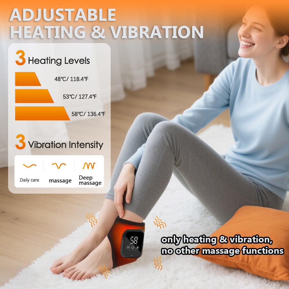 Electric Heated Foot Massager, Wireless Ankle Heating Pad, Portable Foot Warmer, Rechargeable Spa Tool for Men and Women, USB Rechargeable, Usb Rechargeable Massagers (1 Piece or 2 Pieces) detail 3