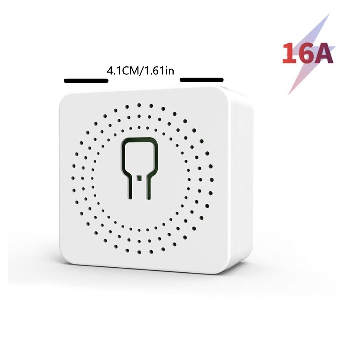 Doodle WiFi Smart Switch Compatible with Alexa and Google Home, Mini Size Suitable for Various Switches, Remote Control, Voice Control, Timer Function