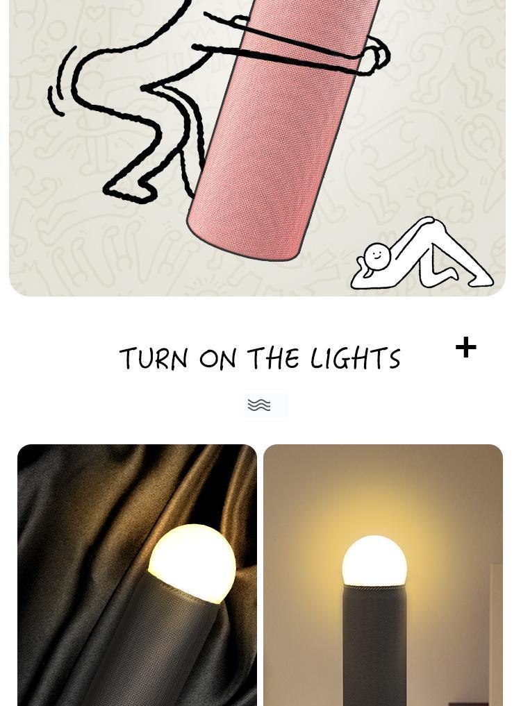 Pull-Down Fun Lamp - Interactive Stroke Light with USB Charging, Novelty Desk Toy for Adult Gifts (Birthday Gag Present)
