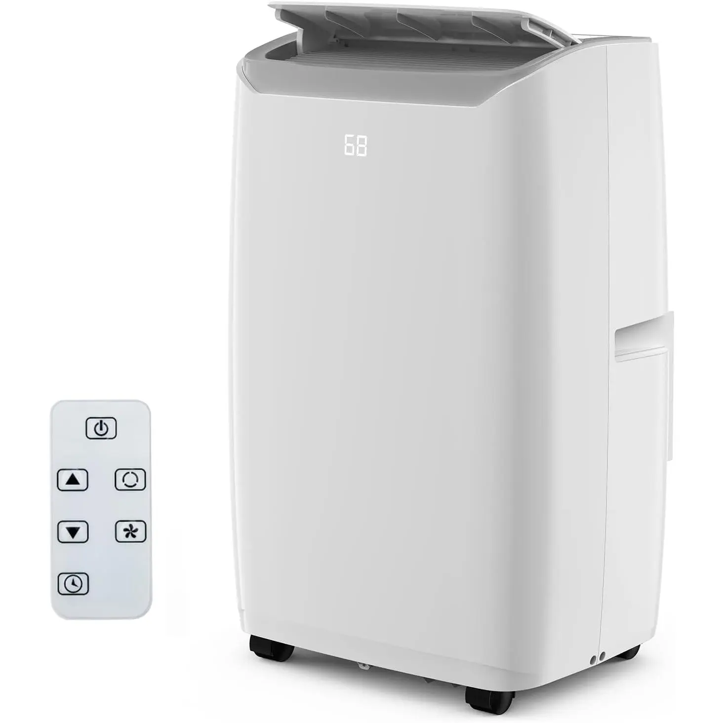 GARVEE 12000Btu Portable Air Conditioner with Cooling/Dehumidify/Fan Mode Cools up to 550 Sq.Ft, 3 in-1 Quiet Portable AC Unit 3 Speed, Auto Swing, 24H Timer for Large Room