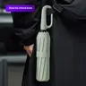 Automatic Folding Umbrella with Ring Handle – Features a portable ring-handle design and a sturdy, wind-resistant structure. Durable and reliable, it offers both rain protection and heat/sun insulation. Available in multiple colors—a household essential.