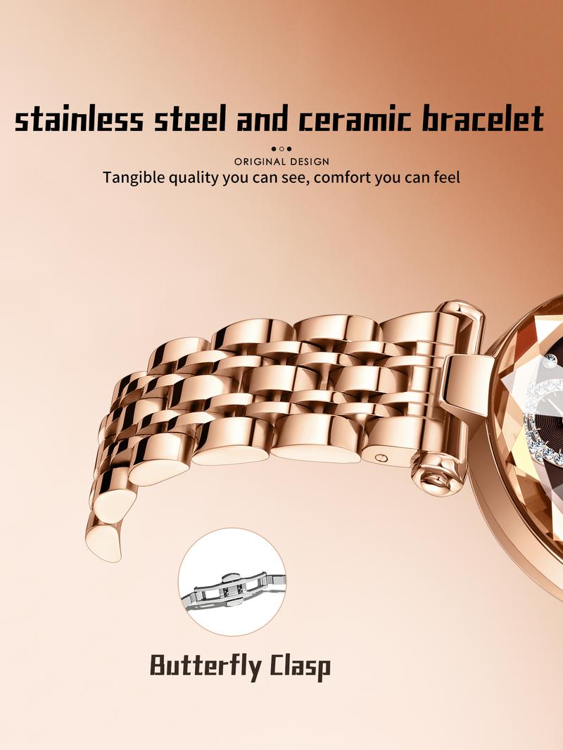 Elegant Luxury Women's Watch LA729 Water-Resistant Scratch-Resistant Adjustable Strap Fashionable Design Waterproof Wristwatch Suitable for All Occasions Elegant Luxury Women's Watch LA729 Water-Resistant Scratch-Resistant Adjustable Strap Fashionable Design Waterproof Wristwatch Suitable for All Occasions