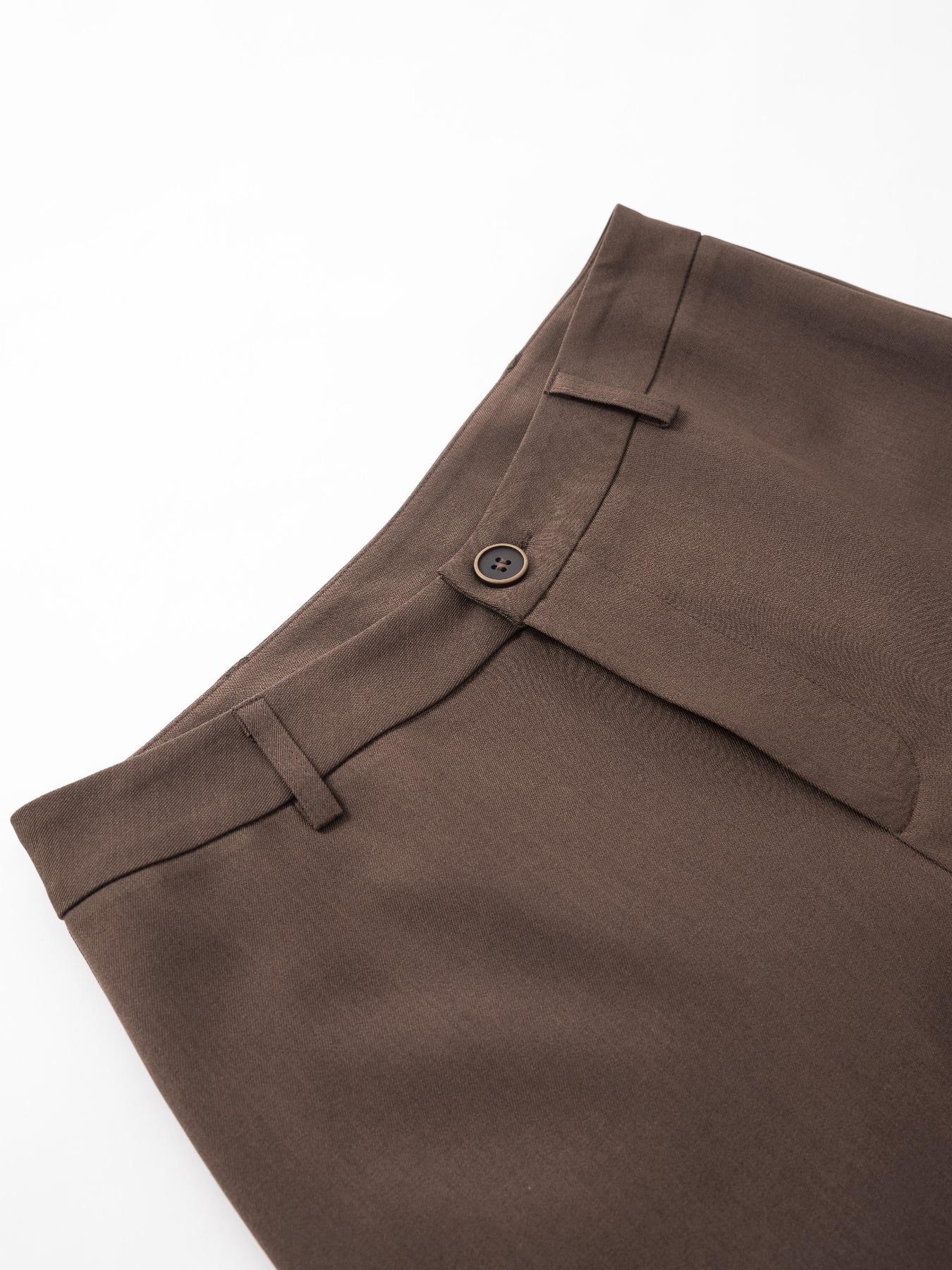 Women's Low Waist Comfortable Wide Leg Bell Button Pants, Casual & Formal Wear, All-Season Ladies Clothing, Stylish and Versatile