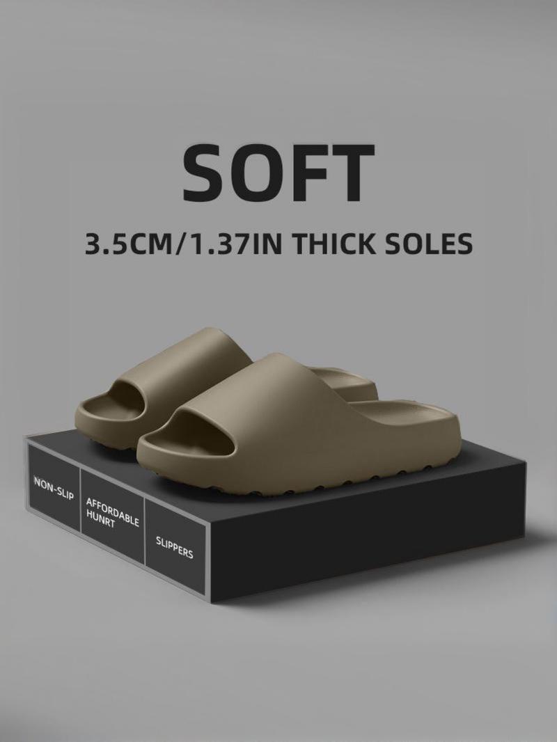 Men's Christmas Gift, Casual Outdoor Slippers, Non-Slip Eva Slides for All Seasons, Lightweight Comfort for Home & Leisure