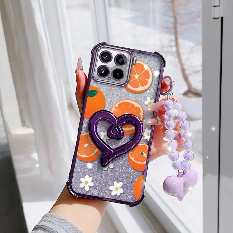 3pcs( Love Flower phone Case+Lanyard+Circular Stand)For Xiaomi 15 lUtra/17 Pro/15/17/15T Pro/17ProMax/17 Ultra/14/15pro/15T for Poco X7 Pro/X6/X3 Pro/X3 NFC/X3/M6 5G/M6/M5s/M6 Pro/M6Plus/M2 Pro/M2/M3 Pro/M3 Pro/F6/C55/C40/C31/C75/C65 Phone Case Cover