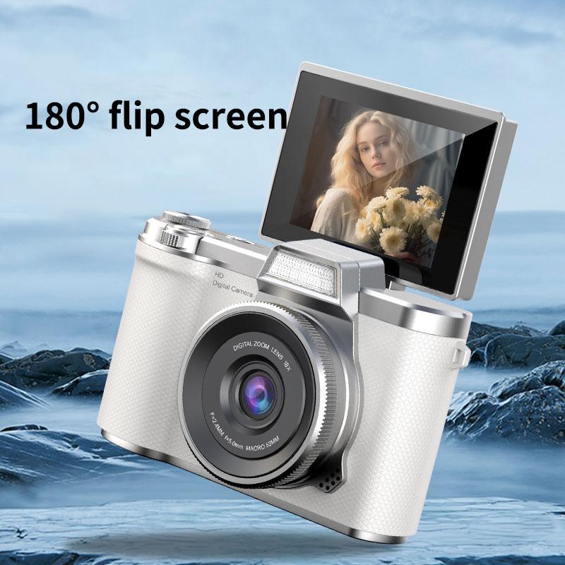 Retro Camera With Memory Card, Digital Cam For Student Camera, Handheld Camera With Flip Screen, Portable Camera Back-To-School Gift, Christmas & New Year Present, Cute Camera Beginner Friendly Retro Camera With Memory Card, Digital Cam For Student Camera, Handheld Camera With Flip Screen, Portable Camera Back-To-School Gift, Christmas & New Year Present, Cute Camera Beginner Friendly