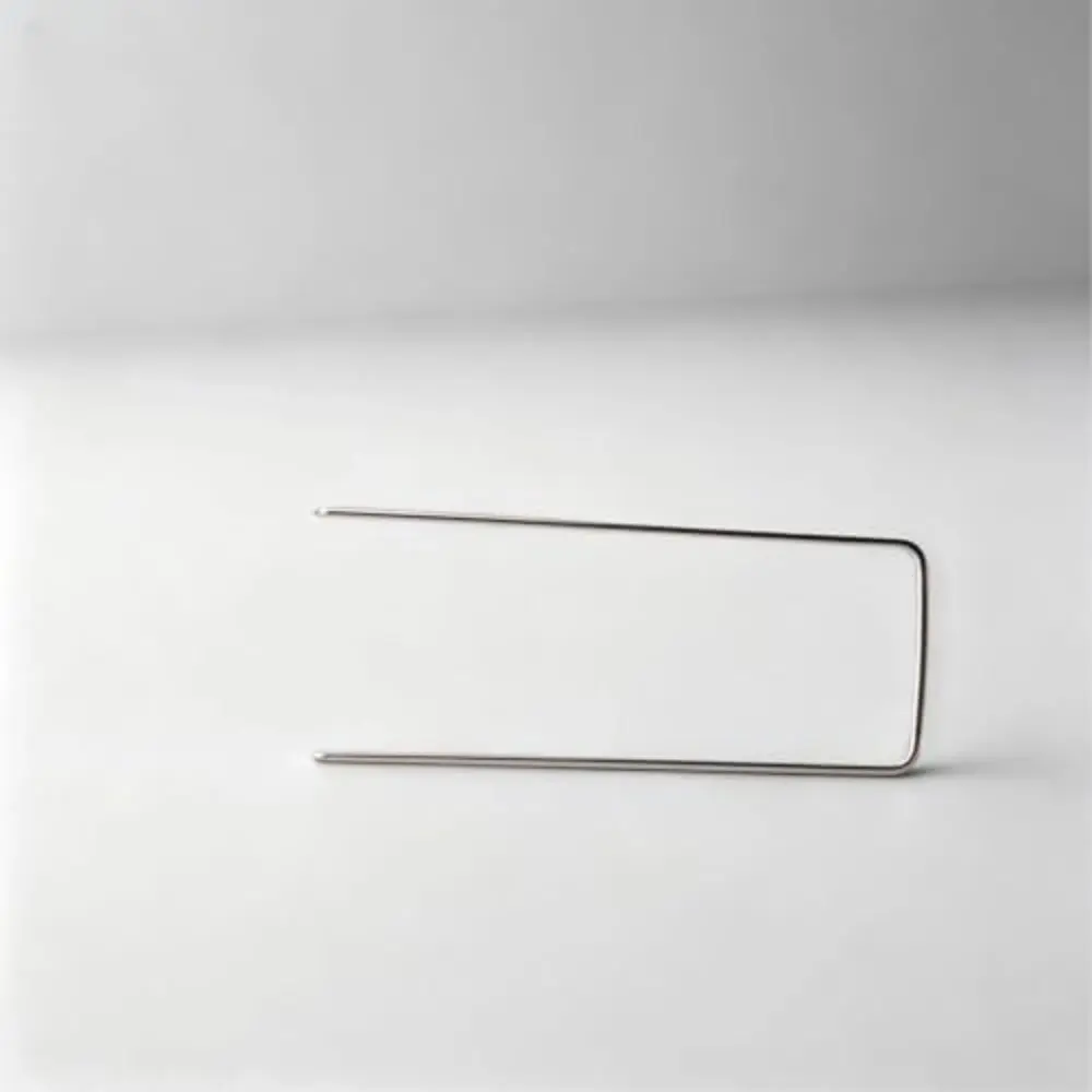 30pcs Galvanized Garden Stakes for Tent Pegs, Landscaping Staples, Weed Barrier Fabrics, Irrigation Tubing, and Fence Posts Keep Your Garden Clean and Tidy