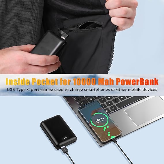 Valentine's Day gift, FathersDayGift,Christmas gift Rrtizan Heated Vest for Men Women, Heated Jacket, Lightweight Heated Jacket with Battery Pack, Hunting Skiing Winter Outdoor Heating Vest 806 - Black SpringStatements Valentine's Day gift, FathersDayGift,Christmas gift Rrtizan Heated Vest for Men Women, Heated Jacket, Lightweight Heated Jacket with Battery Pack, Hunting Skiing Winter Outdoor Heating Vest 806 - Black SpringStatements