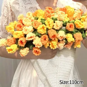Rose Blanket Bouquet Crochet Flower Blanket Bouquet Handmade Blanket of Roses Sofa Blanket Manta De Ramo manta de rosas