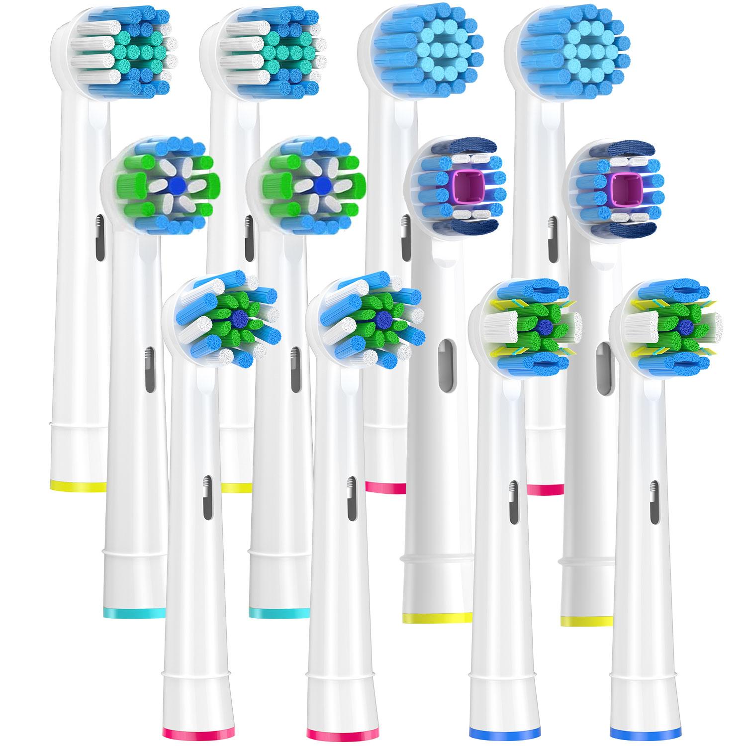 12Pack Toothbrush Replacement Heads Refill for Braun Oral-B Electric Toothbrushes, Compatible with Pro Series Models, Durable & Effective Cleaning, Replaceable Brush Heads 12Pack Toothbrush Replacement Heads Refill for Braun Oral-B Electric Toothbrushes, Compatible with Pro Series Models, Durable & Effective Cleaning, Replaceable Brush Heads