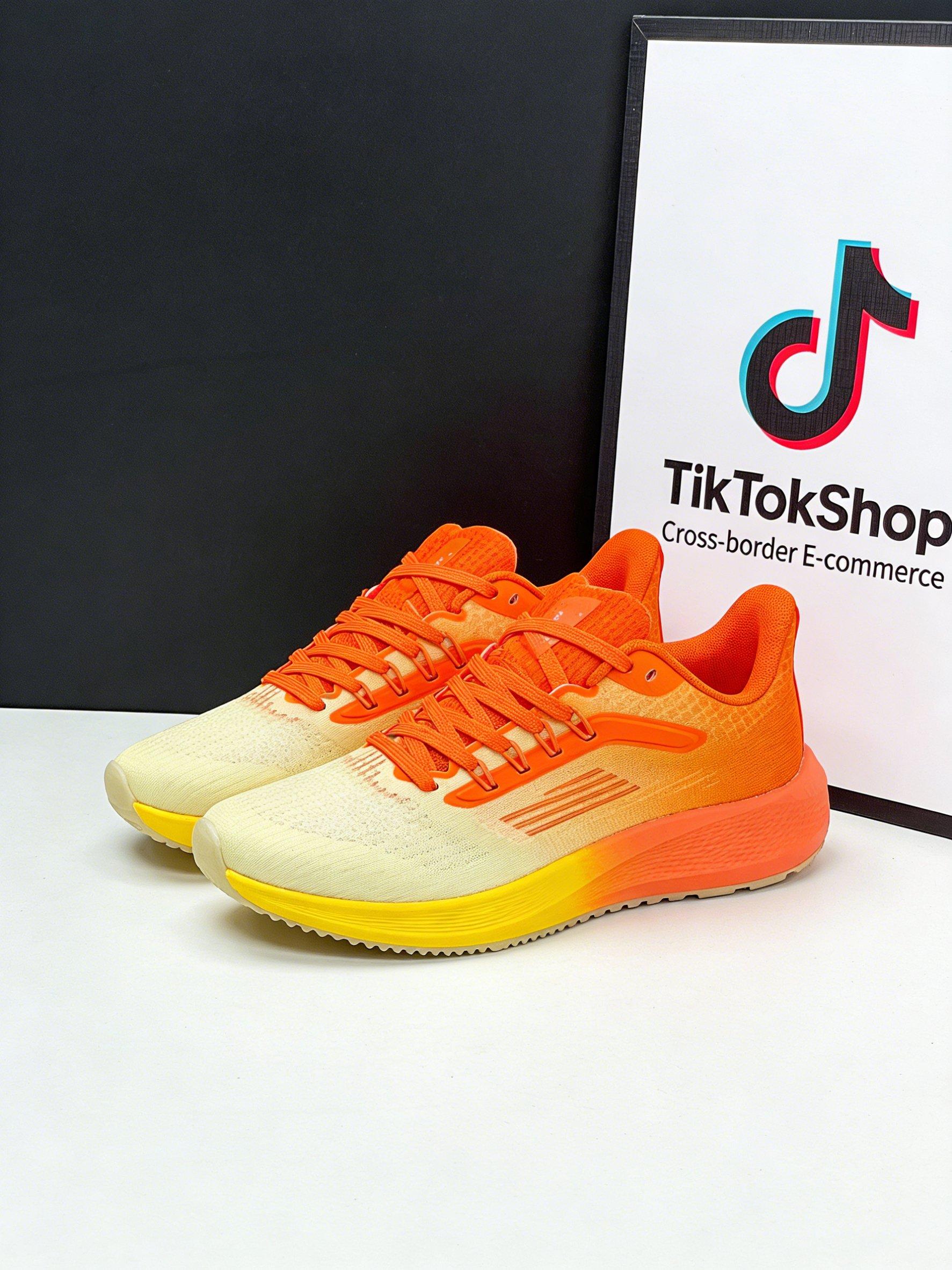 TikTok Trending Unisex Breathable Mesh Lightweight Running Shoes Comfortable Soft Sole Lace Up Athletic Sneakers for Running Gym Daily Wear