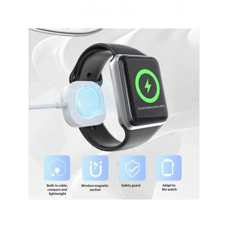Wireless watch charger, magnetic charging cable, compatible with all models, Smart Watch Charger