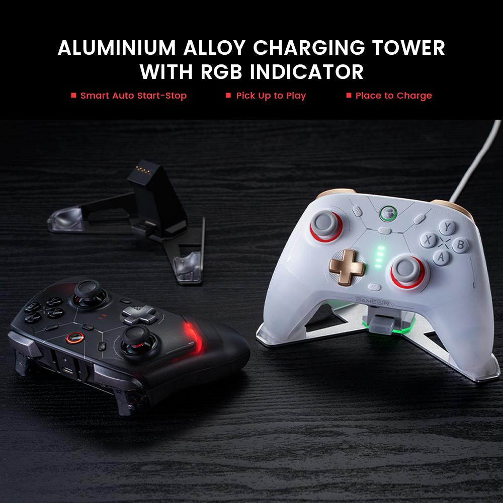 GameSir Cyclone 2 (Not Compatible with Xbox) Wireless Controller for PC/Switch/iOS/Android with Mag-Res TMR Sticks, Hall Effect Triggers, RGB Lighting, 6-Axis Gyro
