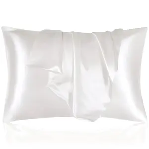 2-Pack Satin Pillowcases.Gentle on skin and hair, breathable, smooth and cool.Ideal for a comfortable night's sleep