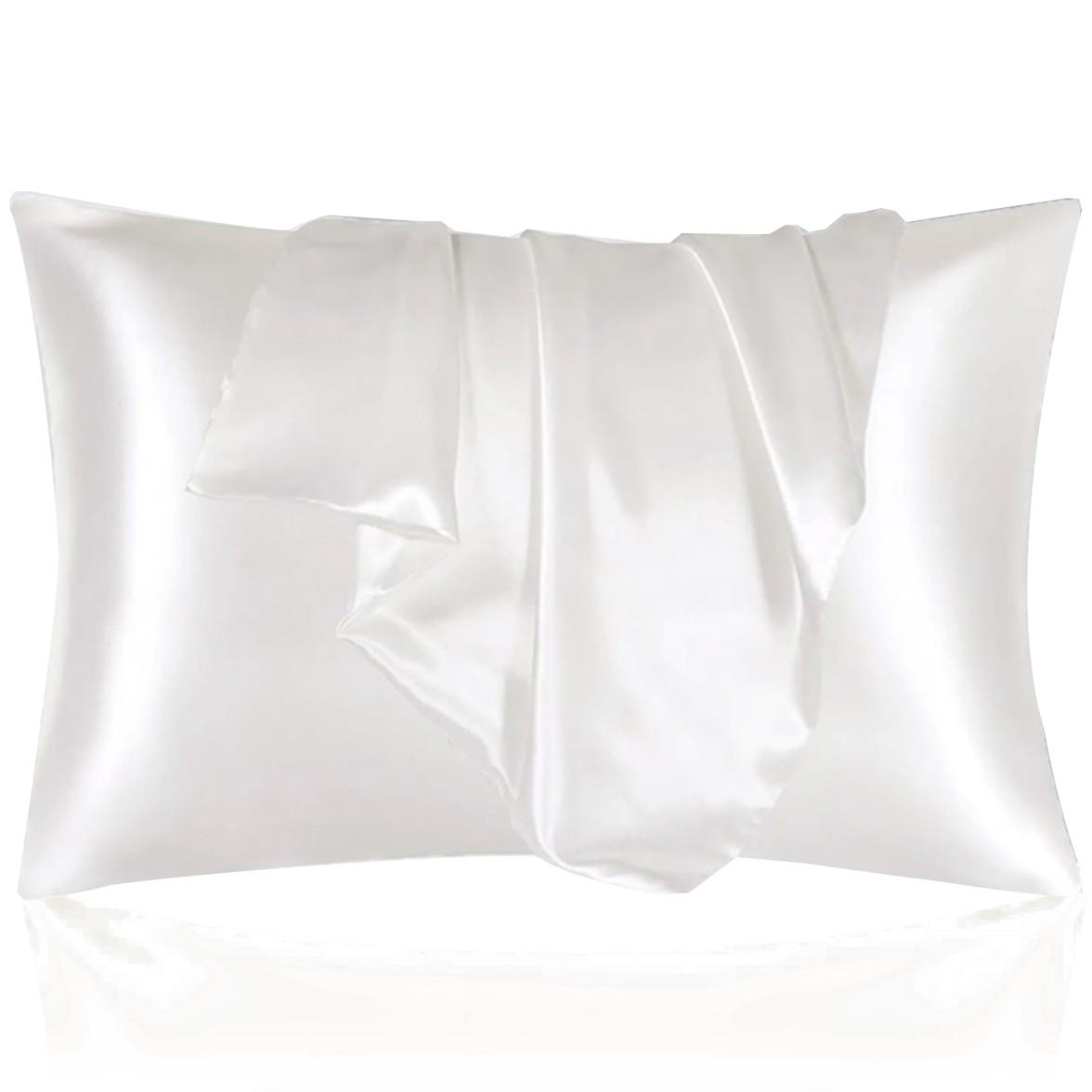 2-Pack Satin Pillowcases.Gentle on skin and hair, breathable, smooth and cool.Ideal for a comfortable night's sleep