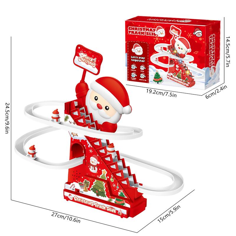 Christmas Track Climbing Stairs Electric Assembled Track Toy Set Climbing Stairs Track Slide Toy Electric Climbing Track Toy for Kids Christmas Track Climbing Stairs Electric Assembled Track Toy Set Climbing Stairs Track Slide Toy Electric Climbing Track Toy for Kids