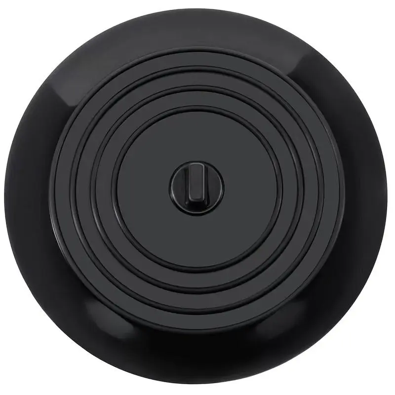 1pc Silicone Kitchen/Bath Sink Plug - Durable, Flexible Plastic Drain Stopper, Essential Household Sink Accessory, Modern Bathroom Drain Cover