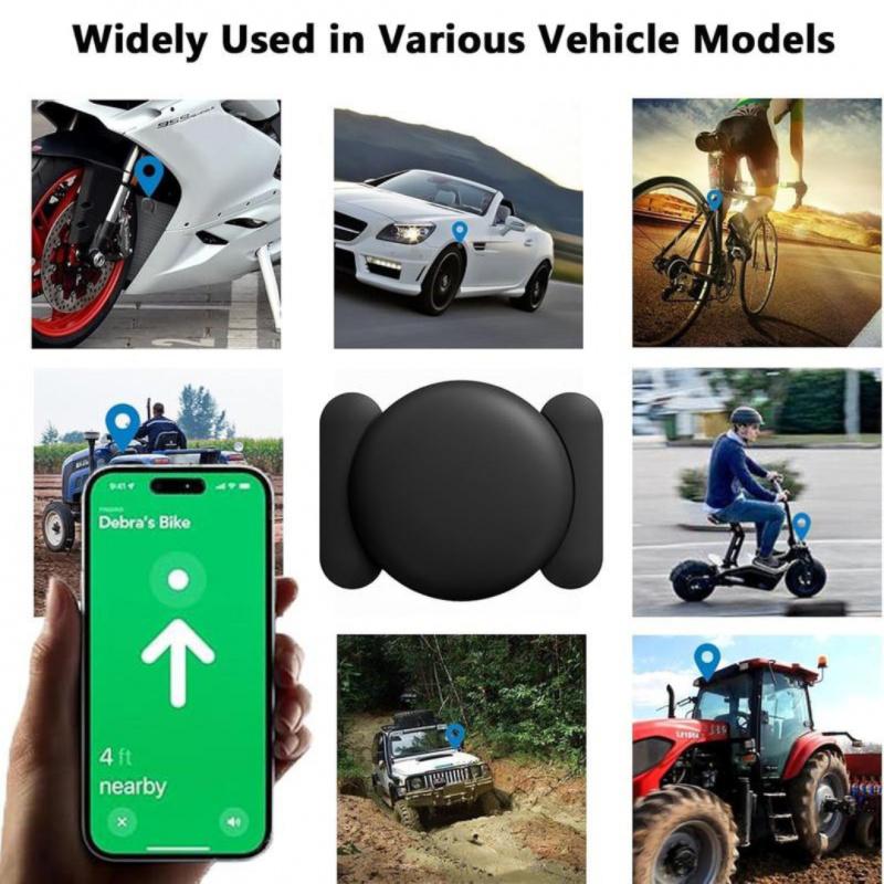 Car GPS tracker, mini Tracker device, with waterproof and anti-magnetic case - no monthly fee - Best invisible GPS tracker, anti-loss device, compatible with Apple Find My Father's Day gift