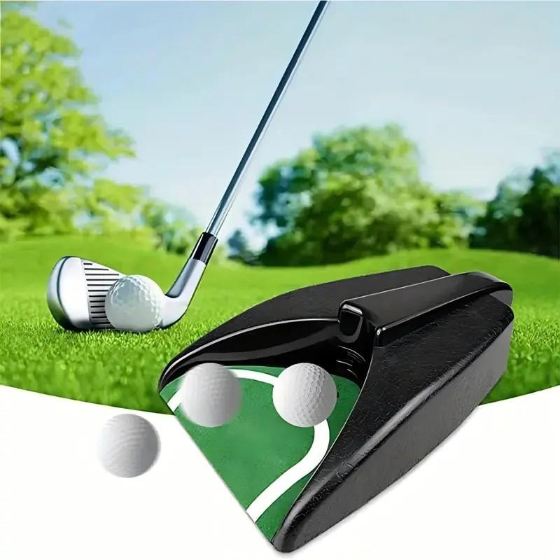 Golf Automatic Ball Return Practice Machine, Portable Golf Training Aid, Swing Practice Equipment, Ideal for Golfers at All Levels