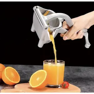 Manual Juicer, Stainless Steel Fruit Juicer, Fruit Vegetable Juicer, Handheld Juice Squeezer, Lemon and Orange Juice Press, Juicer Machine, Juice Extractor Machine, Manual Citrus Juicer, Kitchen Utensils & Gadgets