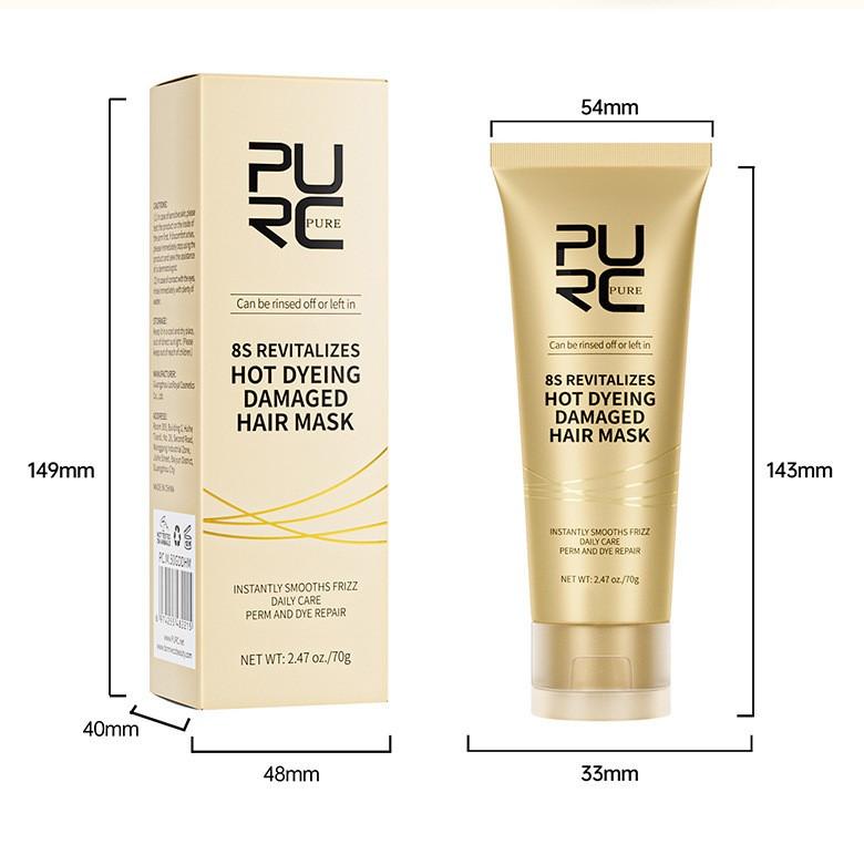 Hair Mask Conditioner, 1 Box No Steaming & No Washing Hair Mask, Hair Care & Styling Product for Dry & Damaged Hair, Hair Care Product for Women & Men, Shampoo