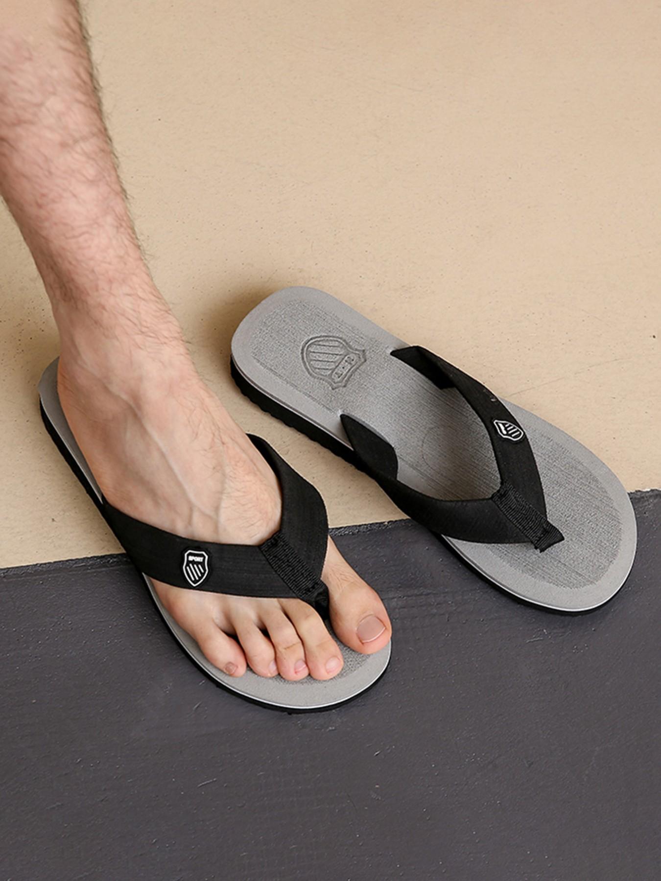 Summer 2026 Must-Have Men's Sandals, Korean Style Slip-Ons, Large Sizes Available, Soft Anti-Slip Sole, Beach & Home Wear, Multiple Colors