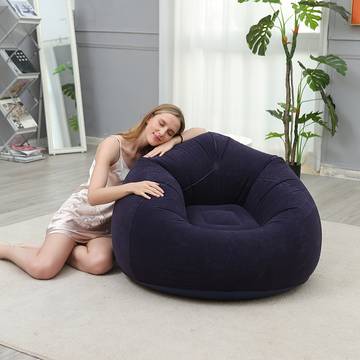 Large Inflatable Lazy Sofa Chair PVC Material Beanbag Couch Living Room Outdoor Camping Sofa, Comfortable and Portable Seat