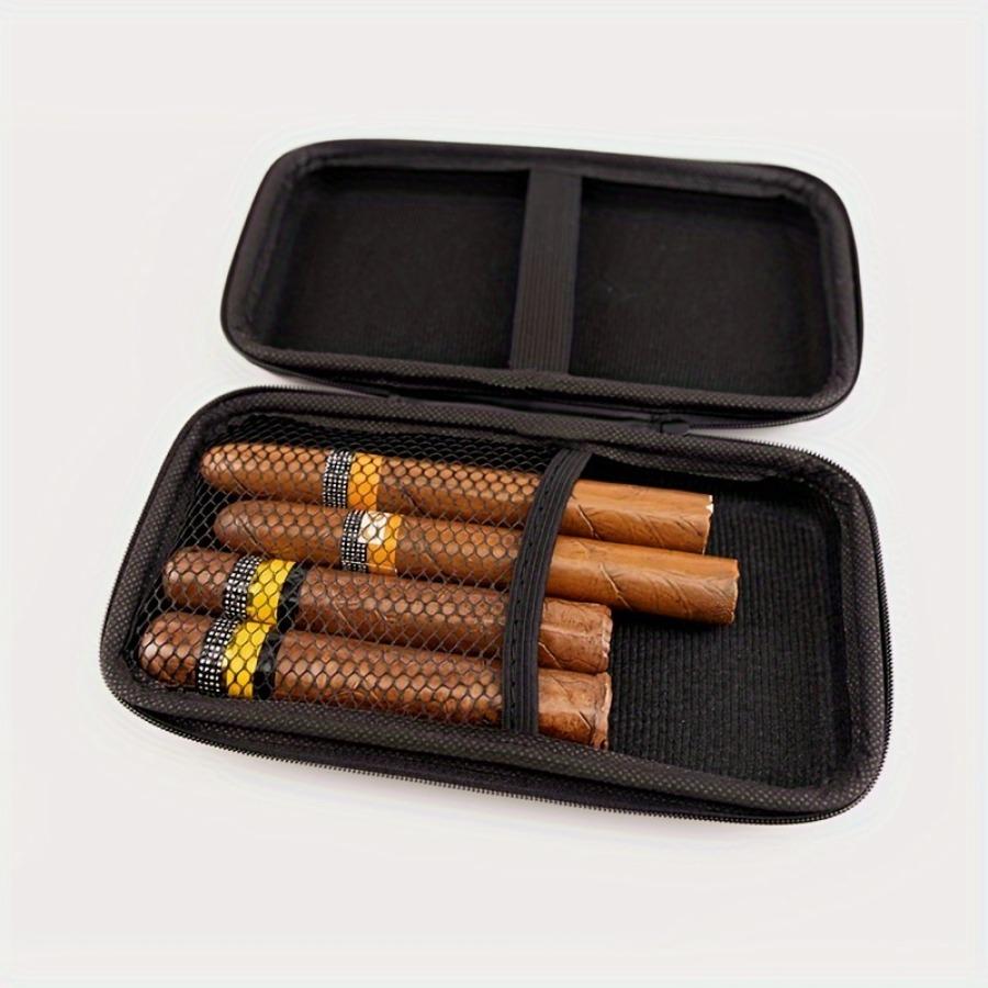 Portable Cuban Cigar Box with Cigar Box Can Hold 8 Cigar - Travel friendly cigar holder, ideal for men's cigar and storage gift boxes