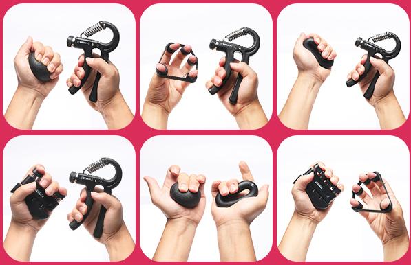 5 Pack FitBeast Funny Hand Grip Strengthener Workout Kit Forearm Grip Adjustable Resistance Hand Gripper, Finger Exerciser, Finger Stretcher, Grip Ring & Stress Relief Grip Ball for Athletes 5 Pack FitBeast Funny Hand Grip Strengthener Workout Kit Forearm Grip Adjustable Resistance Hand Gripper, Finger Exerciser, Finger Stretcher, Grip Ring & Stress Relief Grip Ball for Athletes