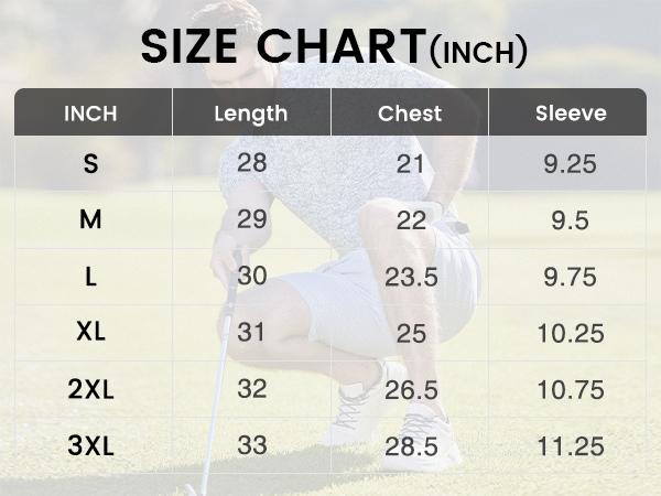 M MAELREG Golf Shirts for Men Print Performance Moisture Wicking Dry Fit Heather Stripe Collared Mens Polo Shirt Short Sleeve SpringStatements