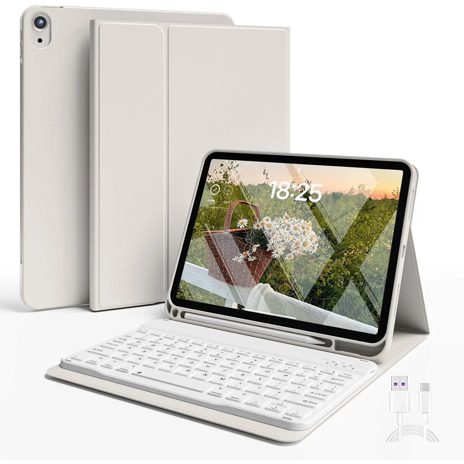 Keyboard Case for iPad (A16) 11th/ 10th Gen 11''/10.9'' 2025/2022