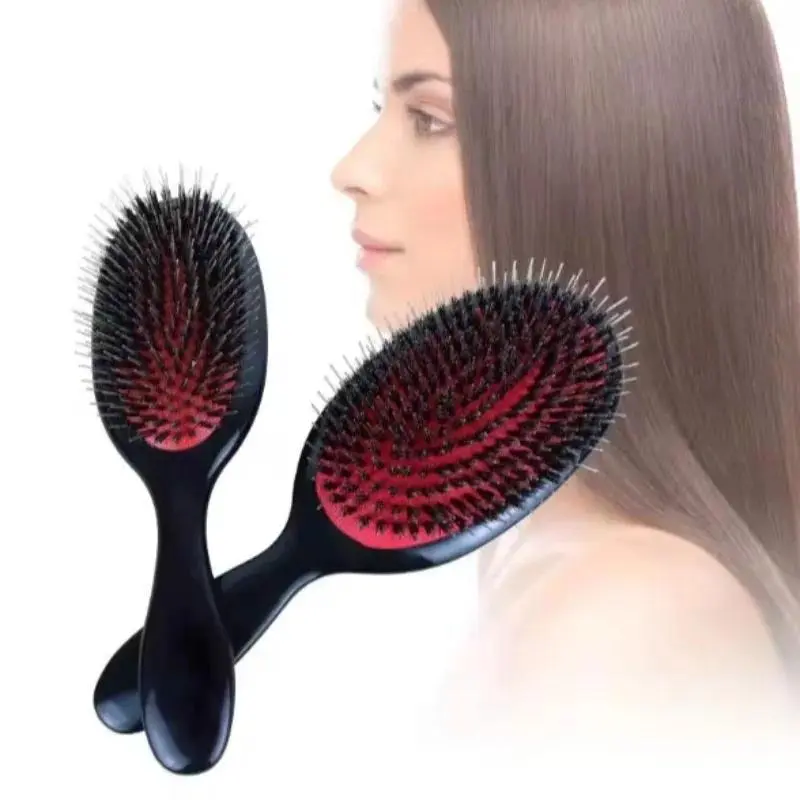 1pc Professional Salon Hair Brush, Detangling Comb & Scalp Massager, Hairdressing Styling Tool for Women, Barber Hairbrush