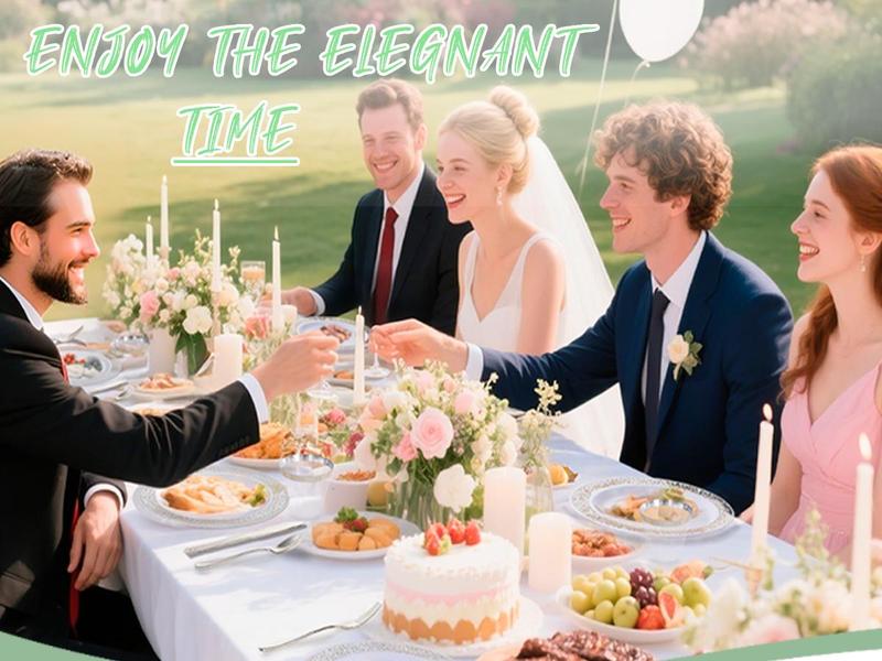 Silver/Gold/Clear/White/Blue Disposable Plates and Silverware Set: Dinner Plates,Dessert Plates, Cups,Napkins,Knife, forks, spoons-Perfect for Party