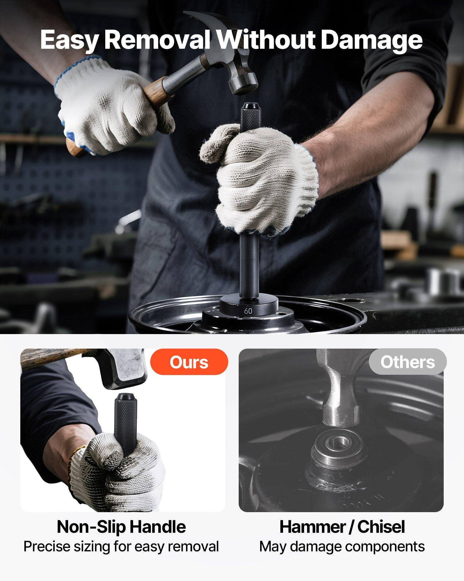VEVOR Bearing Press Kit, 52+14 Pcs, 2 in 1 Bushing Driver Tool ...