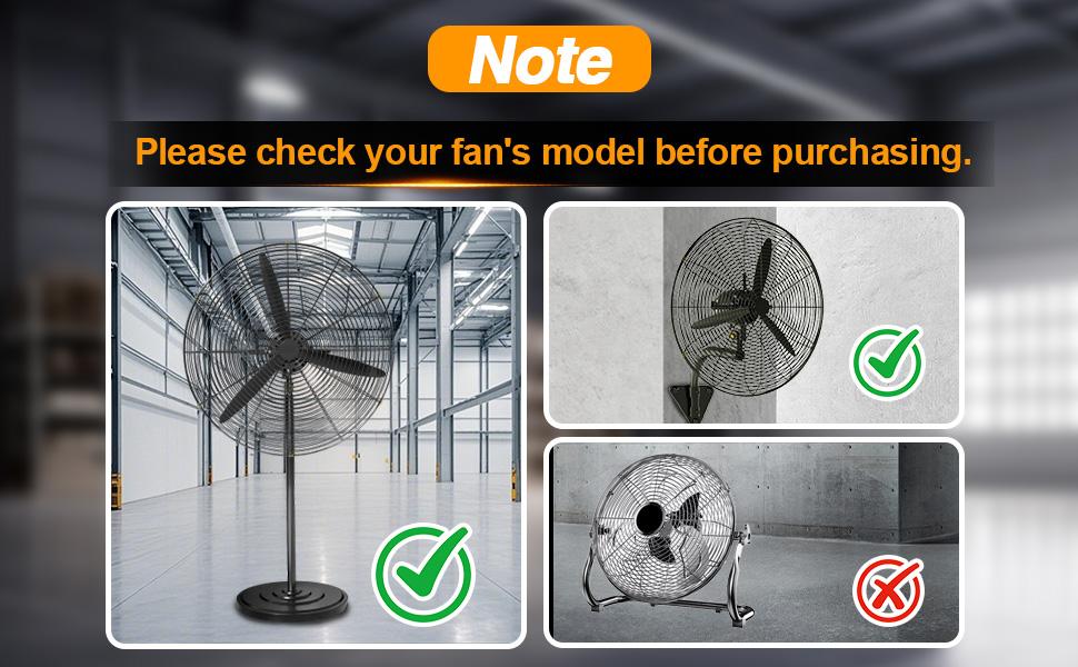 Outdoor Fan Cover Compatible with 20-24 Inch Wall Mount Fan & Pedestal Fan Heavy Duty 420D Waterproof Industrial Fan Protection Covers with Durable Zipper Windproof Buckles