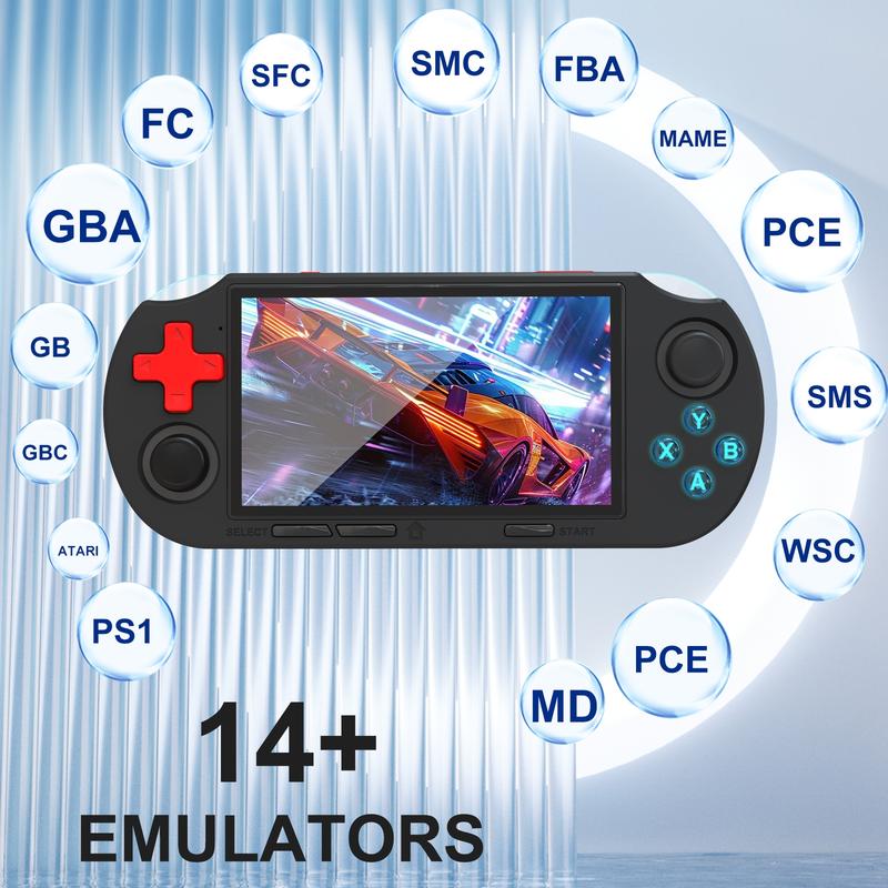 GAMINJA 4.5 Inch HD Screen Handheld Game Console, Digital Console, Portable Retro Arcade Game Console with 12000+ Games, Gaming Console for Adults, Gaming Stuff, Game Peripherals,Boys & Men gifts