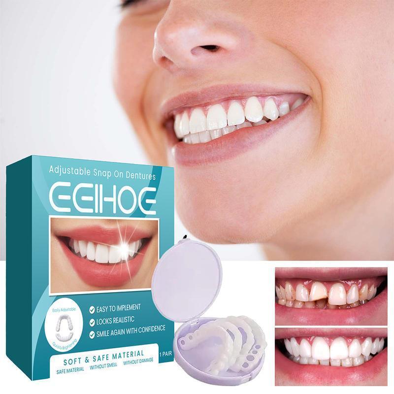 Adjustable Dentures Teeth Fake Teeth Enhance Aesthetic Portable for Teeth Beauty