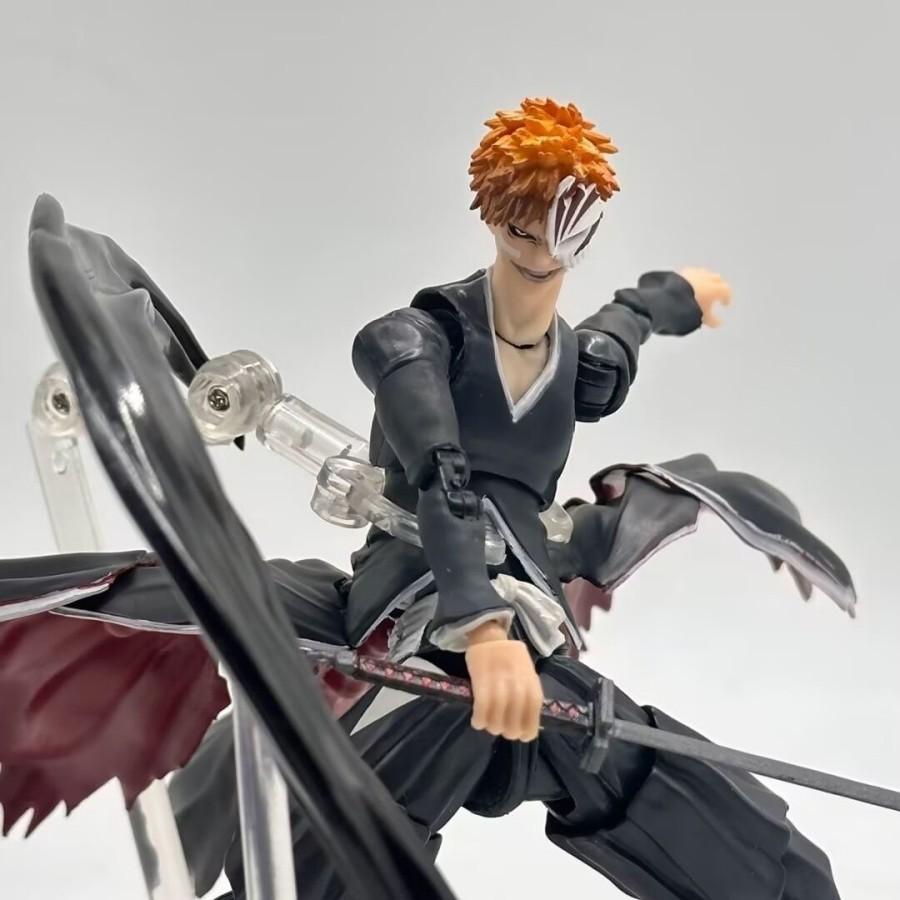 Anime Bleach: 1000 Year Blood War Arc Ichigo Kurosaki Collectible Figure - 25cm PVC-ABS Statue, Art Toy, Desk Display for Anime Fans