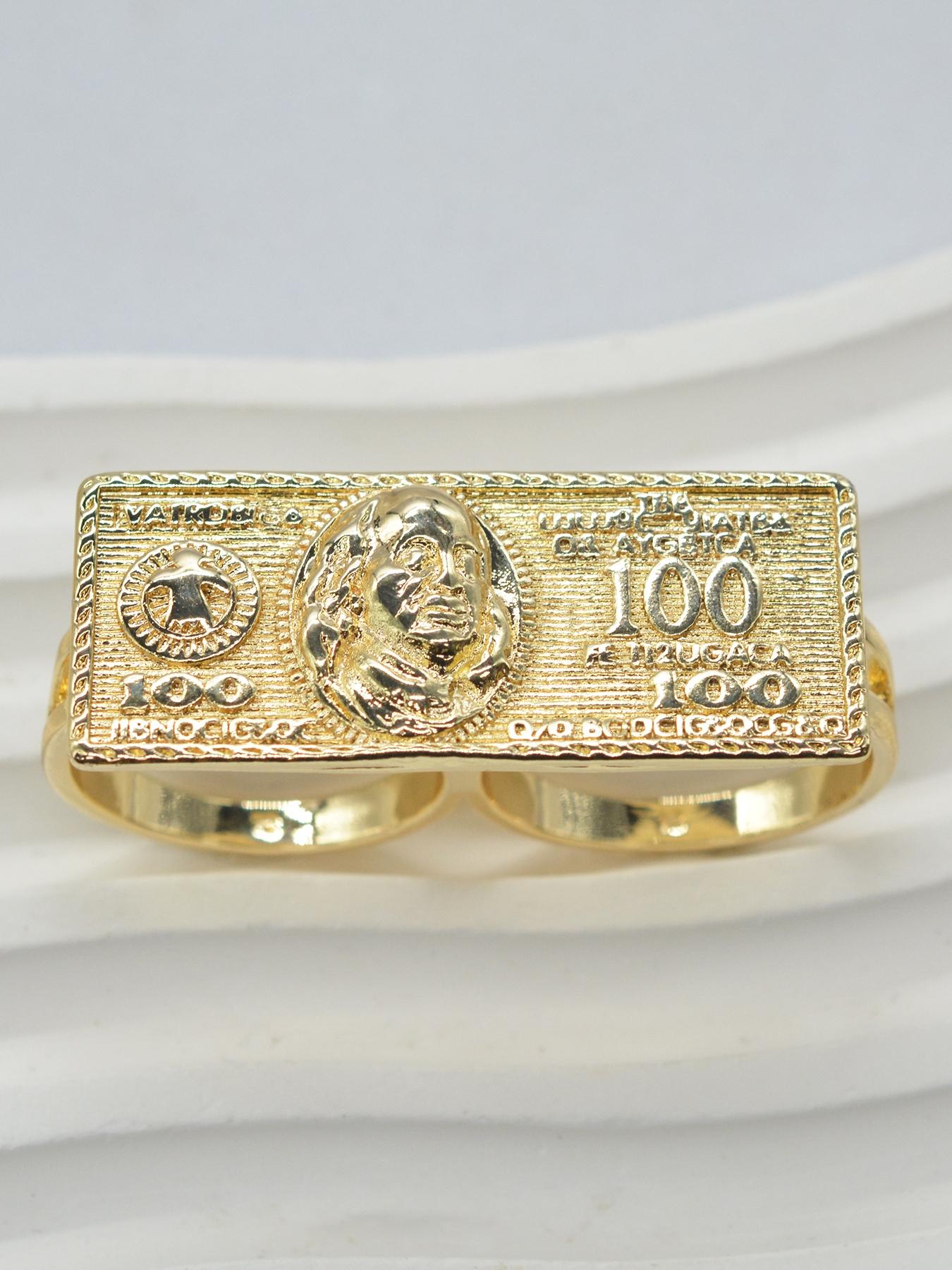 Men's Fashionable Engraved Vintage Embossed Ring, Perfect Party Jewelry Gift for Halloween Christmas Valentine's Day Birthdays