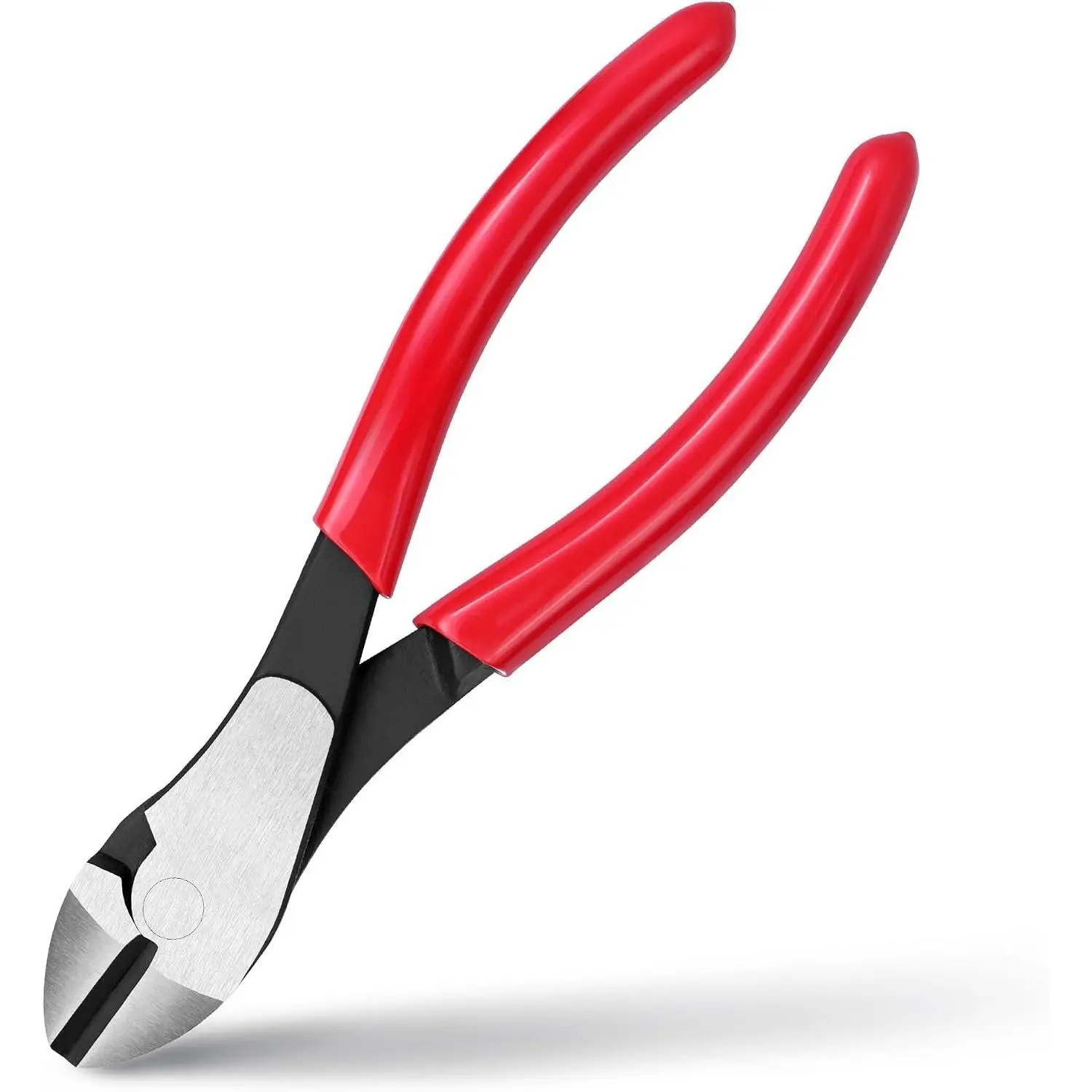 7" High Leverage Diagonal  Pliers, Wire Cutters, Side Cutters | Heavy Duty, Reinforced , Non-Slip Handle,  High Carbon Steel, Comfortable Grip, For  Wires