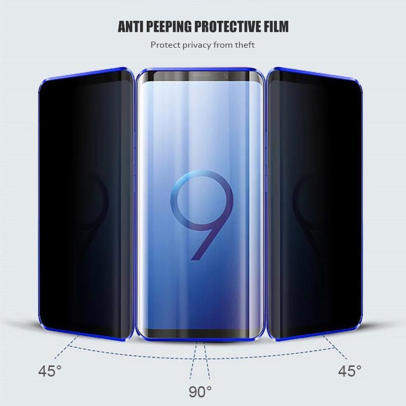Anti Peeping Magnetic Case for Samsung S23 S22 S21 Ultra Note 20 S20 FE Note 10 Plus Note 9 Double Sided Tempered Glass Cover