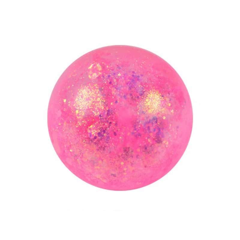 1-Piece Iridescent Soft Squishy Ball, Sleek Iridescent Style Durable TPR with Bouncy, Calming Squeeze for Stress Relief Fidget During Daily Breaks, Stress Relief Gadgets