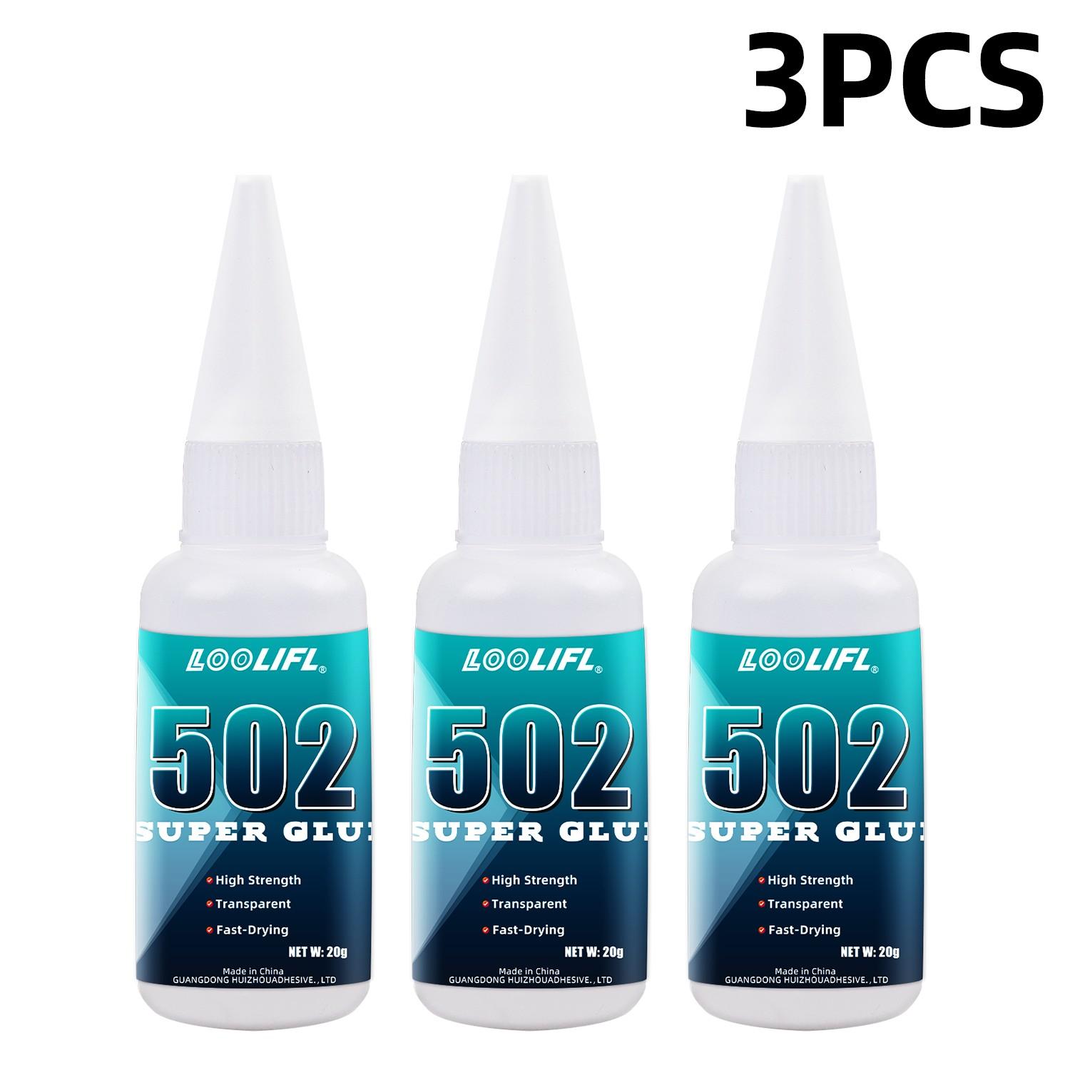 5pcs Super Glue, 0.7oz Liquid Adhesive, Durable Multi-Purpose Bonding Agent, Ideal for DIY Projects, Craft Supplies, Repair Needs